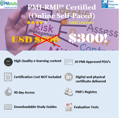 PMI Risk Management Professional (PMI-RMP)® Certified – Online Self Paced